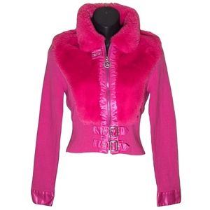 Generation Kiss - Women's Pink "Britney" Knit Cardigan Size M